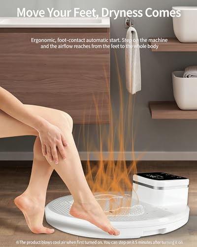 Secadora de cuerpo completo post-ducha impermeable con operación de pantalla táctil 2