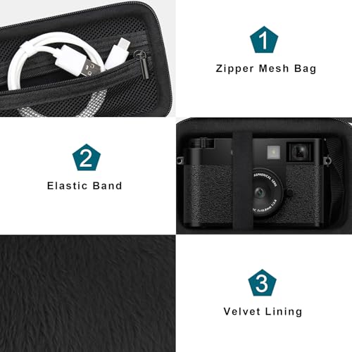 Funda para Cámara FUJIFILM X Half Compact Negra miniatura 6