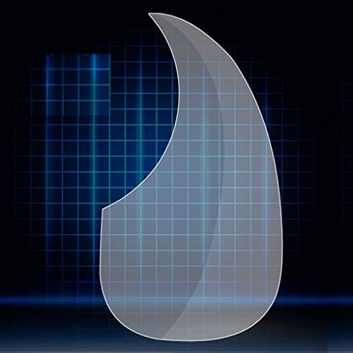 Pakala66 Acoustic Guitar Pickguard Pack of 1- Water Shaped Self Adhesive (1 Pack)