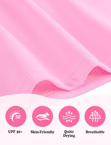 Image of Girls Swimsuit One Piece Bathing Suit Sleeveless Swimwear Matching Skirts for Toddler Kids Swim Surfing