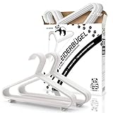 [page_title]-Babylovit 30 Stück Baby Kleiderbügel | starke & formstabile Kinderkleiderbügel | für Baby- und Kinderkleidung |Babykleiderbuegel weiß | Kindergarderobe