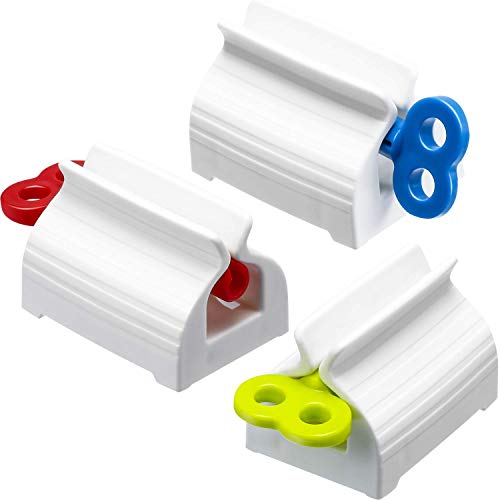 Kettlekane-Rolling-Tube-Squeezer-Dispenser-for-Toothpaste-Toothpaste-Seat-Holder-Stand-Rotate-Toothpaste-Dispenser-for-Bathroom-Multicolor-Pack-of-1