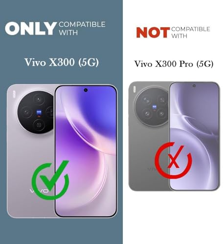 Image of Jkobi Shockproof Crystal-Clear Back Cover for Vivo X300 5G (Magsafe Wireless Support | Drop & Camera Protection | Hard Polycarbonate)