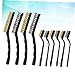 Gatuida 10pcs Industrial Cleaning Brushes Set 7 Copper Wire Brush 7 Stainless Steel Wire Brush 9 Copper Wire Brush 9 Stainless Steel Wire Brush Car Groove &