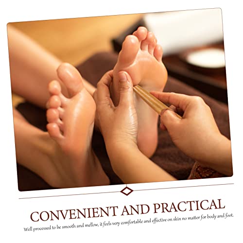 Healeved 2Pcs Acupressure Stick Handheld Massagers Massagers For Feet Hand Tools Head Massager Wood Massage Tools Scalp Massager Massage Equipment Manual Massage Sticks Massage Wooden Tools #TOP3