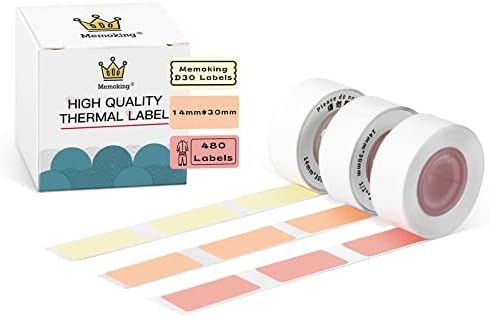 3 Rollos De Papel Térmico Transparente Para Etiquetas Phomemo M120, Papel Redondo Autoadhesivo Therml, Negro Sobre Transparente, 40 Mm X 40 Mm, 180 Etiquetas/rollo