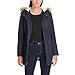Levi's Women's Performance Sherpa Midlength Parka Jacket, NavyPoly Twill Lining, Small