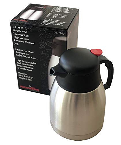Garrafa Térmica de Aço com ampola de Inox 1,200ml