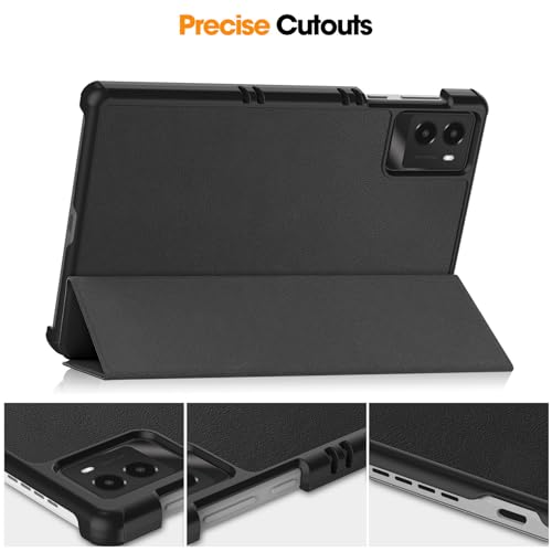 Image of Case for Lenovo Legion Y700 (2025) 3rd Generation TB-321FC 8.8 inch, Folio Slim Smart Cover Lightweight Hard Shell Protective Case with Multi-Angle Stand -Black
