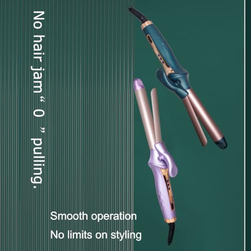 Plancha rizadora DONGXIAO, para cabello liso y rizado, uso versátil (Color: Púrpura) miniatura 6