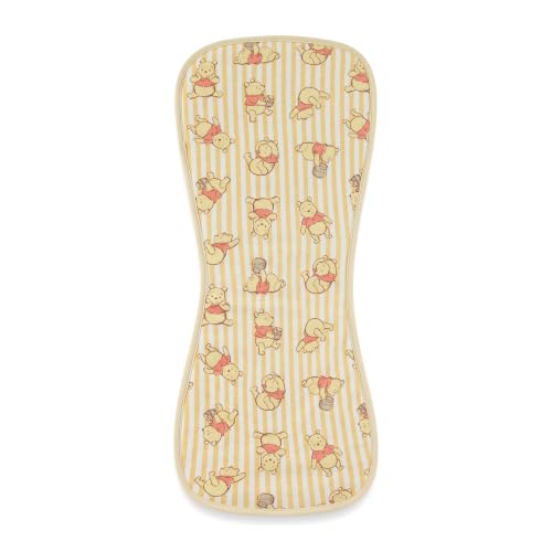 Image of Disney Baby Winnie the Pooh Burp Cloths 3 Pack 20 inch x 10 inch Burping Rags | officially licensed, soft absorbent fabric, leakproof burping rags, essential infant feeding care
