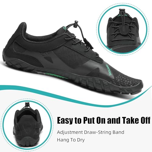Image of SAGUARO Womens Mens Barefoot Shoes Minimalist Trail Runner Wide Toe Box Zero Drop Outdoor Cross Training Shoe