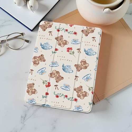 Coque iPad mini 6 transparente avec support crayon protection écran pliable robuste - 3