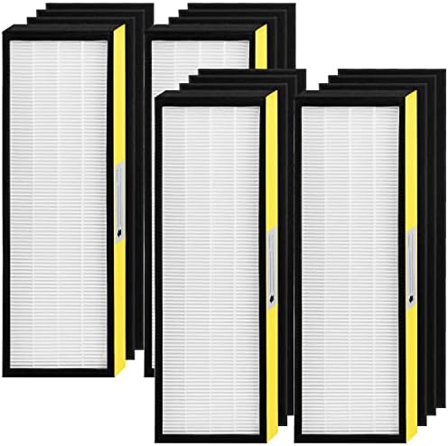 High Efficiency Filter B Replacement for Air Puri-fier AC4300 AC4825 AC4850 AC4900 AP2200 CDAP4500, 4 pc H13 True High Efficiency Filter and 12 pc Activated Carbon Pre-Filter High Efficiency Filter B Replacement for Air Puri-fier AC4300 AC4825 AC4850 AC4900 AP2200 CDAP4500, 4 pc H13 True High Efficiency Filter and 12 pc Activated Carbon Pre-Filter