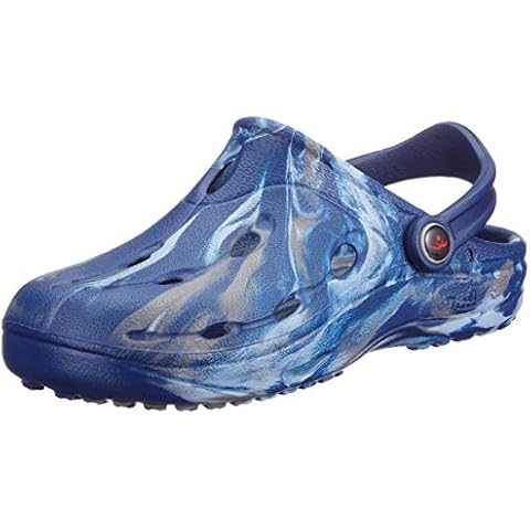 Chung Shi Unisex Dux Clogs in Navy/Iceblue/Grey Cover