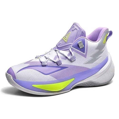 Zapatillas de baloncesto de caña alta para hombre con amortiguación y suela resistente al desgaste