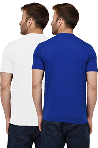 Image of London Hills Solid Cotton Blend Half Sleeve Regular Men Round Neck Tshirts | T Shirt For Man | Tshirt | Shirts Men | Tshirt For Man | T-shirt | T-shirts | Stylish | Gym Wear For Workout | MultiColored