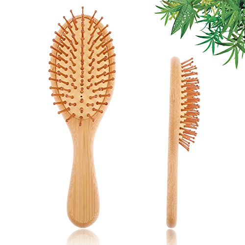 YUNAI Bamboo Paddle Wooden Hair Brush