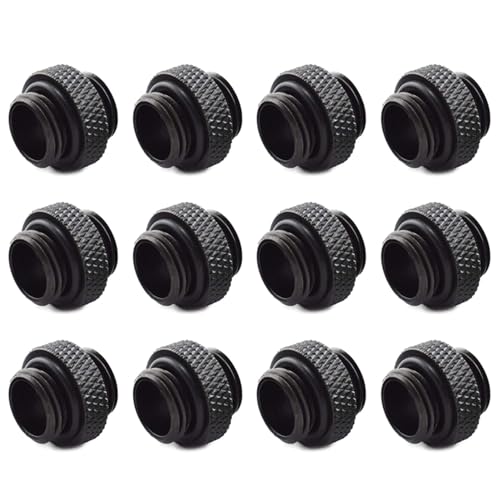 JSDNGURK 12�p�b�N G1/4�C���` 5mm �I�X-�I�X�R�l�N�^�iPC����V�X�e���p �V�[���t��O�����O�t���j�����t�B�b�e�B���O