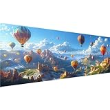 ダイヤモンドアート 熱気球 130x50cm ダイヤモンドアート キット 上級者 手芸キット 大人向け ダイヤモンドペインティング 全面貼り付けタイプ ダイヤモンドアート スクエアビーズ 風景 ダイアモンドビーズ絵画キット 大人向け 上級者 ビーズアート