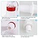 uxcell Red and Blue Water Cooler Faucet Plastic Water Dispenser Clean Spigot Fits Adaptor Hot Cold Water Faucet Tap Replacements 2pcs