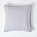 HOMESCAPES Housse de Coussin en Coton Gris Clair Rajput, Housse de Coussin 45x45 cm