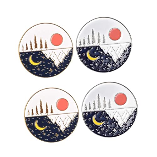 Broche soleil lune élégante pour transformer instantanément une tenue trop simple
