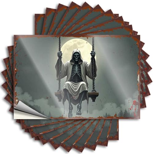 Funny Car Decals Death on a Swing Stickers 10Pcs