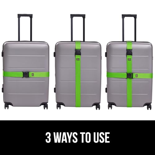GORILLA GRIP Heavy Duty Adjustable Luggage Straps