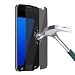Galaxy S7 Screen Protector, Ulifestyles Mirror Real Tempered Glass Anti Spy Privacy Screen Protector for Samsung Galaxy S7,9H Hardness,High Definition Clear,Explosion-Proof,Anti Shatter, Black