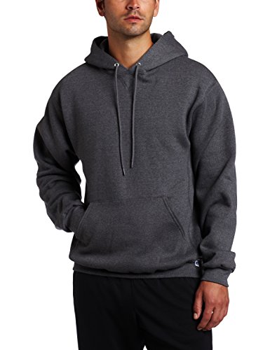 Russell Athletic Men's Dri Power Pullover Fleece Hoodie, Graphite, Large