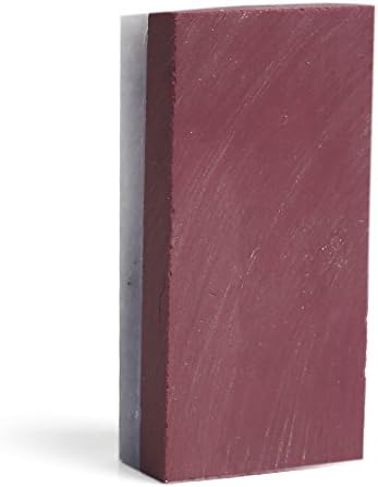 Natural Ruby and White Agate Stone Double-Sided Grindstone Fine Grinding, Polishing, Sharpening