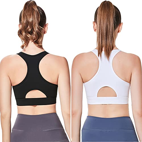 Sujetador deportivo para mujer efecto push-up acolchado sin aros confort