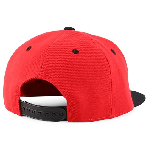 Image of Trendy Apparel Shop Infant to Youth Plain Structured Flatbill Snapback Cap
