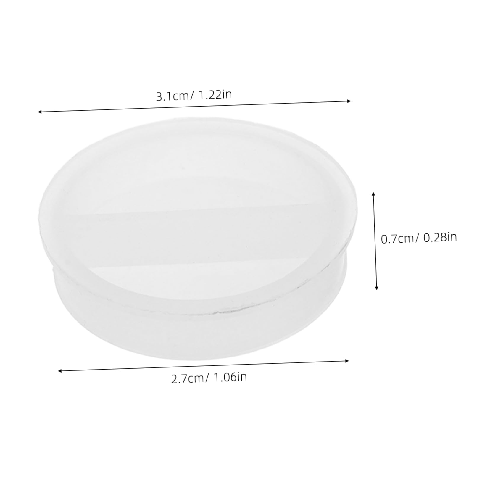 Cabilock 20pcs Piggy Bank Plug: Money Saving Box Bottom Plug Replacement - for Savings Bank Hole Cover Round Stopper Saving Box Accessories 27mm