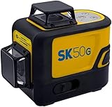 Niveau Laser Vert 360° SK50G Spektra, – Niveau Laser Vert Autonivelant pour Intérieur avec Trépied, Précision Professionnelle pour Alignement, Nivellement, Équerrage et Aplomb