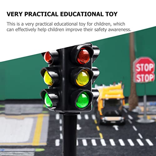 Nuobesty Traffic Light Toy, Toy Traffic Lights Model Traffic Lamps Kids Early Educational Playset, Pack Of 10 #TOP3
