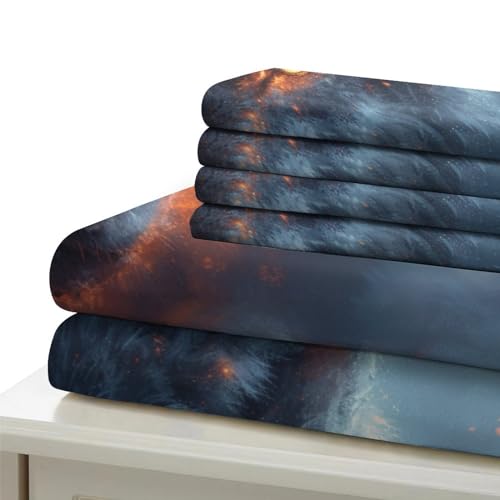 Parure de lit loup housse couette 200x200 microfibre zip - 8