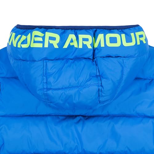 Image of Under Armour Boys' Pronto Hooded Puffer Jacket, Lightweight & Water Repellent
