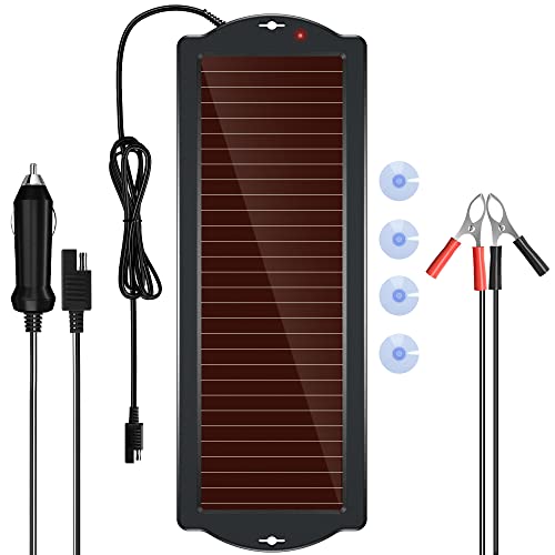 OYMSAE Solar Battery Charger 12V Solar Powered Battery maintainer & Charger,Suitable for Automotive,...