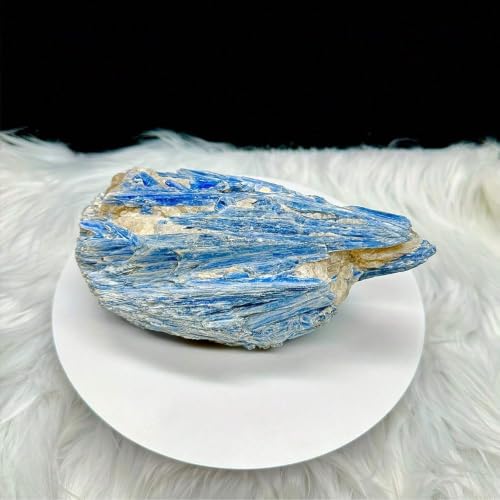 Cianita azul natural piedra en bruto cristal curación 5