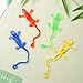 Yeetec 12 Pack Sticky Gecko Stretchy Sticky Lizards Sensory Toys for Kids Birthday Party Favors, Reptile Themed Party Supplies Bag Fillers, Classroom Prizes, Random Color