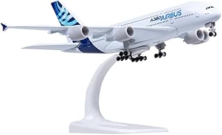 A380 Diecast Airplane Model - 1/400 Scale Metal Prototype Plane for Gift Collectible