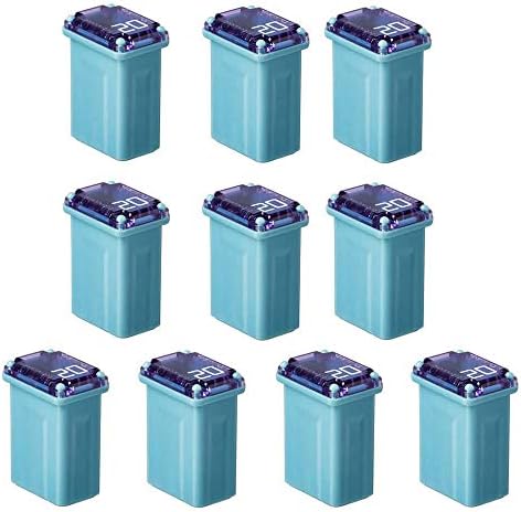 Micro Cartridge Fuses Micro Fuse FMM Mcase Micro Female Fuses, 10 Pack 20 amp Fuse for Cars, Trucks, and SUV
