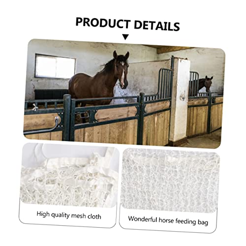 Toddmomy 2 Peças Saco de Palha para Cavalo Saco de Feno sacos de saco alimentação lenta bolsa de ali