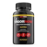 Vigor Now Pills Matrix, Original Formula, 1 Bottle, (60 Capsules)