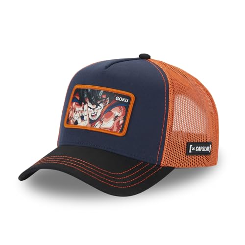 Capslab Son Goku Dragon Ball Z Blau Schwarz Orange Verstellbare Truckercap - One-Size