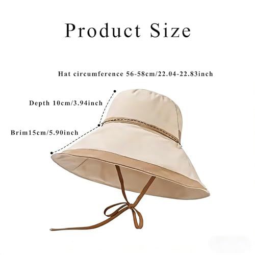 Sombrero de Mujer con Ala Ancha y Protección UV miniatura 2