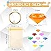 PEUTIER Chaos Emeralds and Rings Set, Include 10pcs Acrylic Crystal Diamond Gems with 10pcs Gold Power Rings Pirate Treasure Hunt Jewels for Kids Birthday Party Favor Supplies Cake Decoration