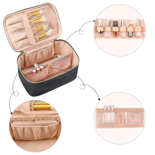 OCHEAL Vegan Leather Makeup Organizer